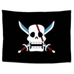 One Piece: Bandera Piratas del Pelirojo